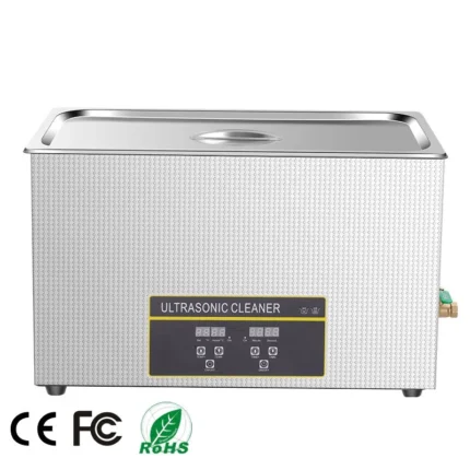 FCC CE ROHS Ultrasonic Cleaner 30L for Oil Removal Mould Tool Auto Parts CarburettorsMedical Dental Lab Instruments CR-100S