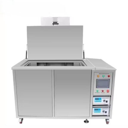 PLC Control Industrial Ultrasonic Cleaner With Filtration and Platform Lift for Automotive Motorcycle Spare Parts CR-720GS 360L